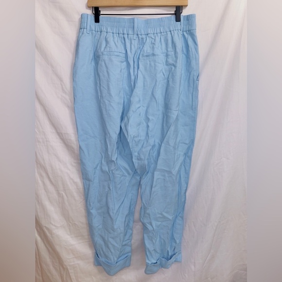 A New Day Blue High Waisted Stretch Waist Straight Leg Pants size 14 - Picture 6 of 6